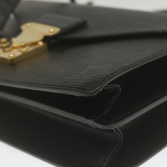 LOUIS VUITTON Epi Concorde Hand Bag Black M52132 LV Auth...